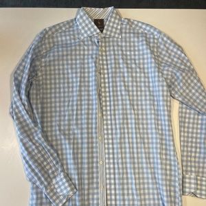Blue and White Tailorbyrd Button Down